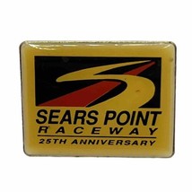 Sears Point Raceway 25 Years Sonoma CA Race Track Racing Enamel Lapel Ha... - $7.95