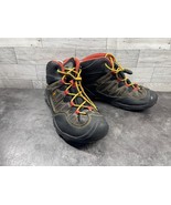 Keen Boots Kids Boys 6M Pagaso Shoes Brown Green Leather Mid Hiking Wate... - $34.47