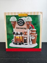 Lemax Christmas Village Cookies &#39;n Cream Creamery Polyresin Lighted Building New - $59.35