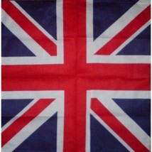 United Kingdom Flag Bandana Uk Union Jack Britain Scarve Scarf Head Skull Wrap - £5.52 GBP