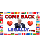 3'x5' Flag 'Come Back Legally' - $29.65