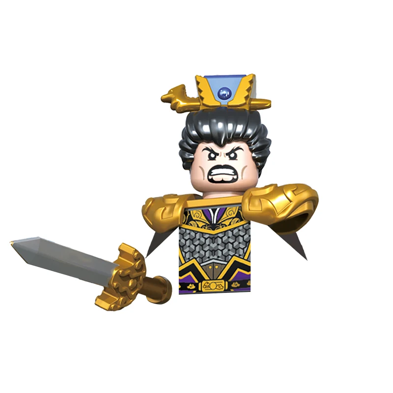 Courage of Three Kingdoms Soldiers Hero Mini Figure Building Blocks Toy ... - $7.24