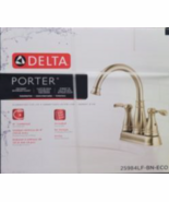 Delta Porter Bathroom Faucet Brushed Nickel 2-Handle Centerset 25984LF-B... - $98.99