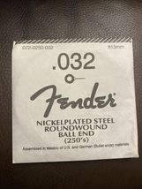 Fender Nickelplated Steel Ball End Acoustic Electric Guitar .032 String ... - $4.57