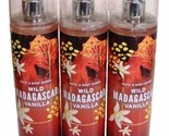 Bath &amp; Body Works 3pc Lot Fine Fragrance Mists 8oz Wild Madagascar Vanil... - $37.52