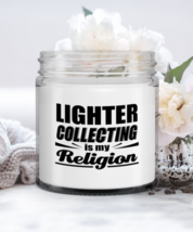 Lighter Collector Candle - Is My Religion - Funny 9 oz Hand Poured Birth... - £15.69 GBP