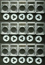 (15) Guardhouse Defender Dime Coin Display Slab Holder With Silicone Insert - $22.50