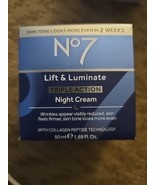 No7 Lift &amp; Luminate Triple Action Night Cream 50 ml. 1.69 oz (C016) - $18.53