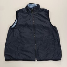 Energie Polar 2000 Women's Navy/Light Blue Full Zip Reversible Vest Size Medium  image 10