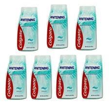 ( LOT 7 ) Colgate Whitening Fluoride Toothpaste Crystal Mint 4.6 oz each SEALED - £23.40 GBP