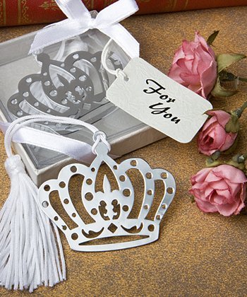 FASHIONCRAFT Crown Design Bookmark Favors - $6.99