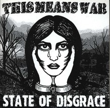 State De Disgrace / This Means War (Divisé 7 &quot; Vinyl-With Bonus CD-2005) Neuf - £11.58 GBP