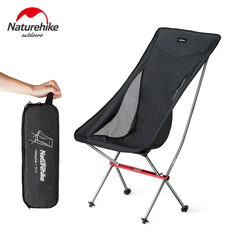 Naturehike Ultralight Aluminum Alloy Outdoor Portable Folding Chair Moon Chair - £88.78 GBP