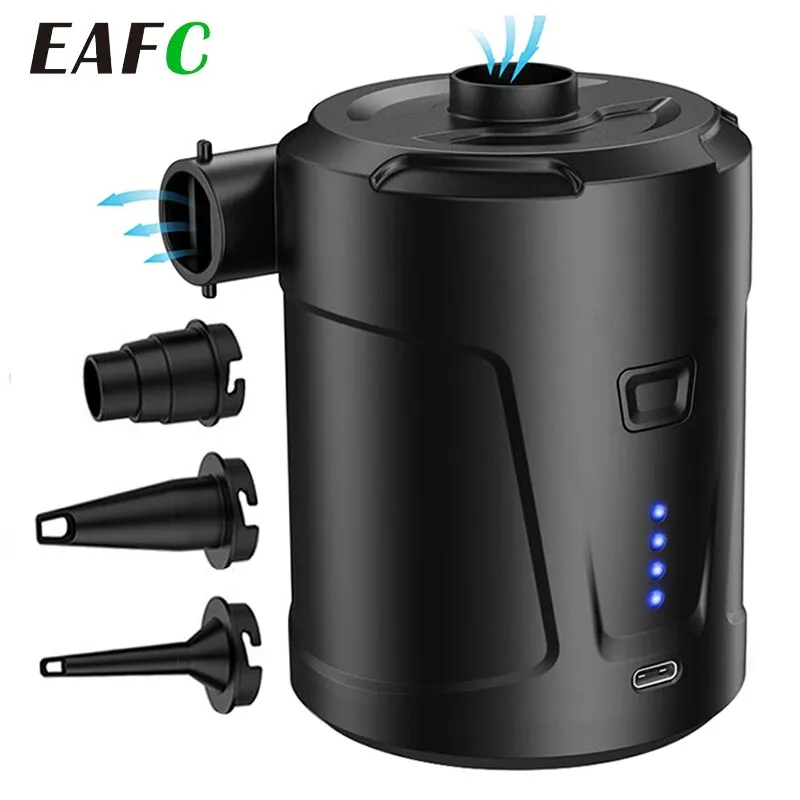 Electric Air Pump Portable Wireless Air Compressor Inflator/Deflator Pumps for - £22.56 GBP