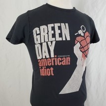 Green Day American Idiot Graphic T-Shirt Adult Small Black Crew Neck Concert - £10.38 GBP