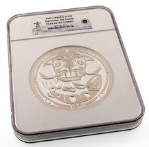 2009 Canadá S $250 1 Kilo Plateado &quot;Surviving The Flood &quot; NGC PF69 Muy C... - $1,832.87