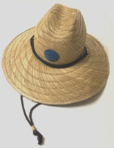 Original Panama Jack Straw Safari Excursion Unisex Beige Hat Band Chin Cord L-XL - £19.35 GBP