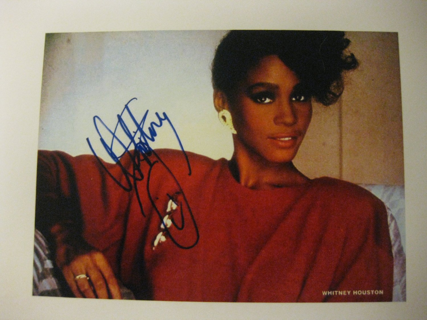 Whitney Houston Signed Photo 8x10 Rare New Picture Autograph Signature mini post - £7.85 GBP
