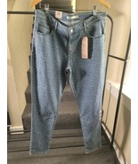 Levis 711 Skinny Jeans Womens 16W Blue Stretch Animal Print Design NEW NWT - $33.78 CAD