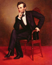 Abraham Lincoln Presidential Portrait Painting Giclee Print Canvas - £6.86 GBP+