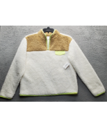 Flirtitude Activewear Sherpa Jacket Womens Medium Multicolor Long Sleeve... - $24.36