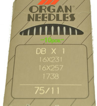 Organ Sewing Machine Needles 16X231-75 - $7.95