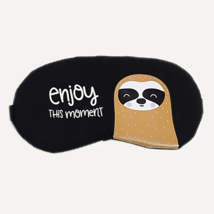 Fashion Eye Mask Sleep Mask - New - Sloth &quot;Enjoy This Moment&quot; - $12.99