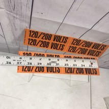 Voltage Card 8 Markers 2 Cards 120/208 Volts Thomas &amp; Betts Brady WDT 5045 - £6.09 GBP