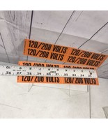 Voltage Card 8 Markers 2 Cards 120/208 Volts Thomas &amp; Betts Brady WDT 5045 - $7.72