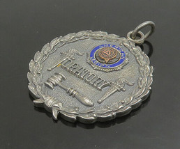 925 Sterling Silver - Vintage Antique American Legion Oratory Pendant - PT19163 - £39.87 GBP