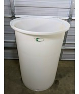 Terracon Open Top Flat Bottom Cylindrical Tank Plastic PE Drum Approx 15... - $262.35