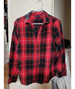 gap women bf fit long sleeve dress shirt casual x small blk , red, white... - €38,23 EUR