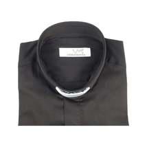 Mens CEREMONIA Clergy Pastor Priest Shirt 100% Cotton Turkey #stn 15 HYB Black image 4