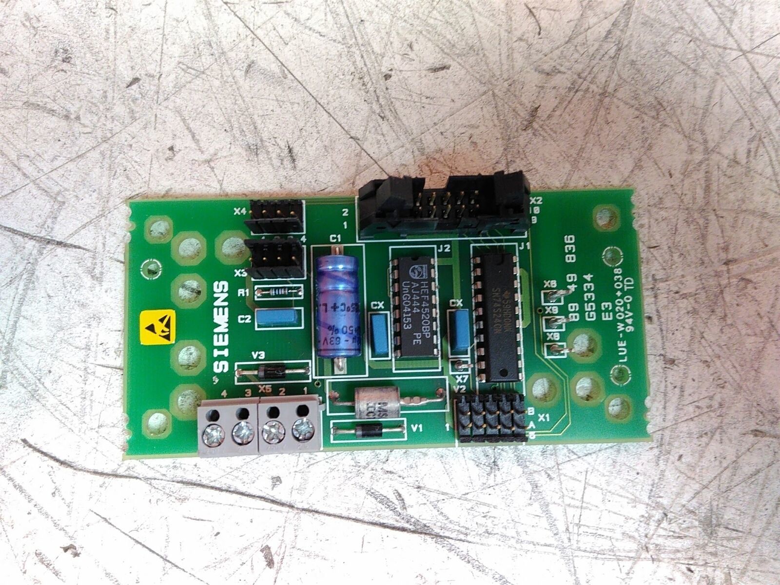 Defective Siemens 8949836 G5334 E3 Board AS-IS  - $122.82