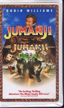 VINTAGE Jumanji VHS Cassette + Clamshell Case Robin Williams - £11.86 GBP