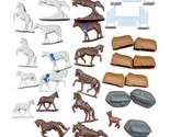 Unbranded Lot of Equestrian Animal  and Accessories Toys Plastic lot of 28 - $16.40