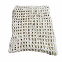 Lane Bryant Chunky Knit Infinity Scarf Cream White Soft Neck Warmer Winter Wear - £21.92 GBP