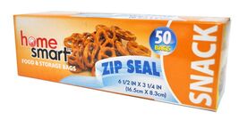 Home Smart Food Storage Snack Bags - $3.95