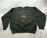 Vintage Detroit Pistons Sweatshirt Mens Large Green Nutmeg Crew Neck USA - $55.85