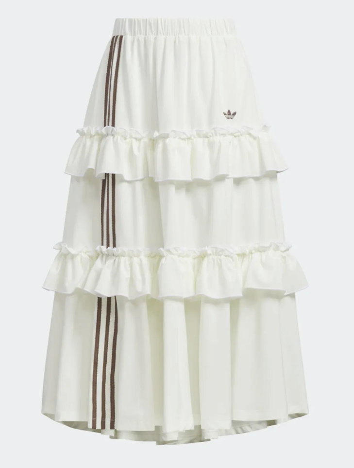 adidas Originals Long Skirt Women's Casual Dress Lifestyle Black AsiaFit KQ6506 Item image 6
