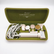 Vtg NORELCO Home Beauty Salon Kit Shaves, Trims &amp; Mani Pedis (w/ 9 Attac... - £14.75 GBP