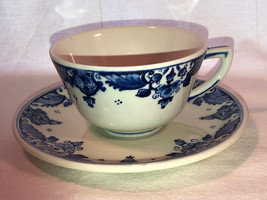 Blue On White Delft Tea Cup &amp; Saucer Mint Holland - £15.61 GBP