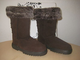 Rampage Shoes Size 7 M Womens New Astrid 5E5261 Brown Faux Suede Boots - £46.97 GBP