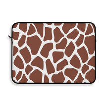 12-15&#39;&#39; Brown Giraffe Print Laptop Sleeve-Chromebook-MacBook Pro-Notebook - £24.19 GBP