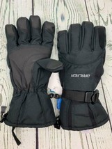 Men Women Waterproof Ski Gloves Black Large Buckle - £19.33 GBP