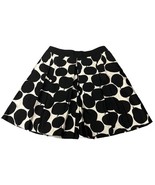 Juicy Couture Womens Silk Black Printed Lined Knee Length A-line Skirt S... - $50.00