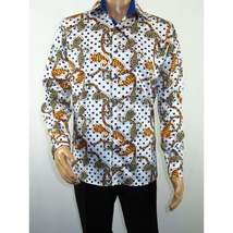 Mens Sports Dress Shirts By AXXESS From Turkey 100% Egyptian Cotton 622-04 White image 6