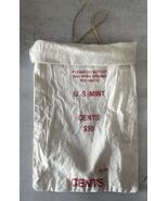 U.S. Mint Cents $50 Canvas Money Bag with Red Lettering - US financial h... - €12,05 EUR