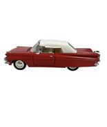 1959 Chevrolet Impala Convertible Diecast 1:34 Red White Top 6” Doors Ho... - €9,73 EUR