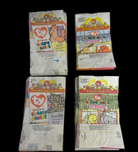 Lot Of 31 1999 Ty Teenie B EAN Ie Babies Mc Donald&#39;s Happy Meal Promo Paper Bag - £15.68 GBP